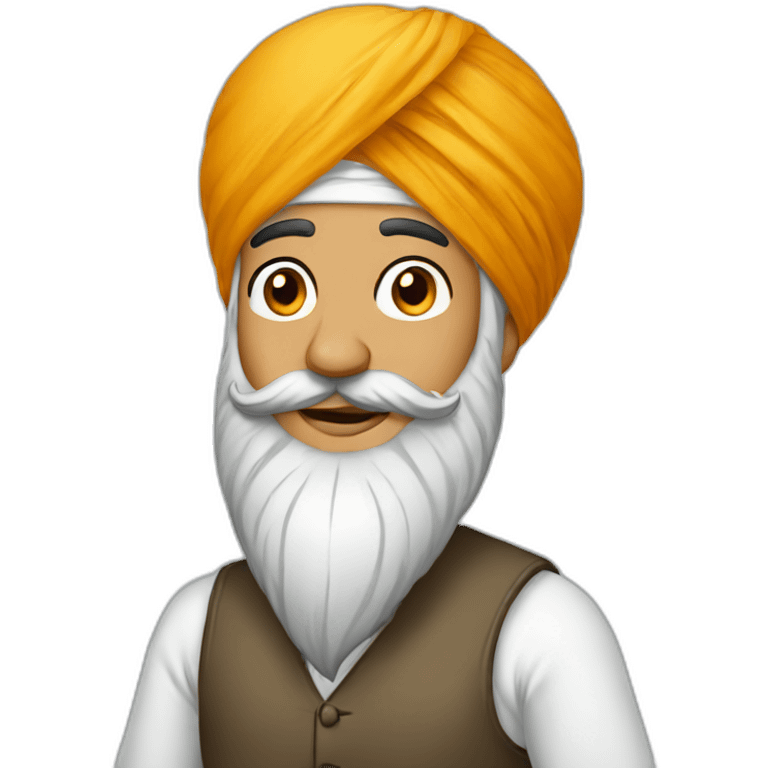 Sikh with patka emoji