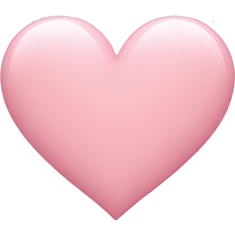 Light pink heart  emoji