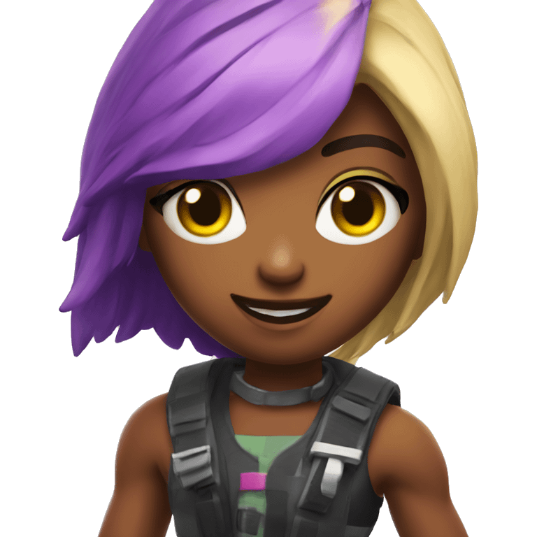 Hailey Welch and Fortnite emoji