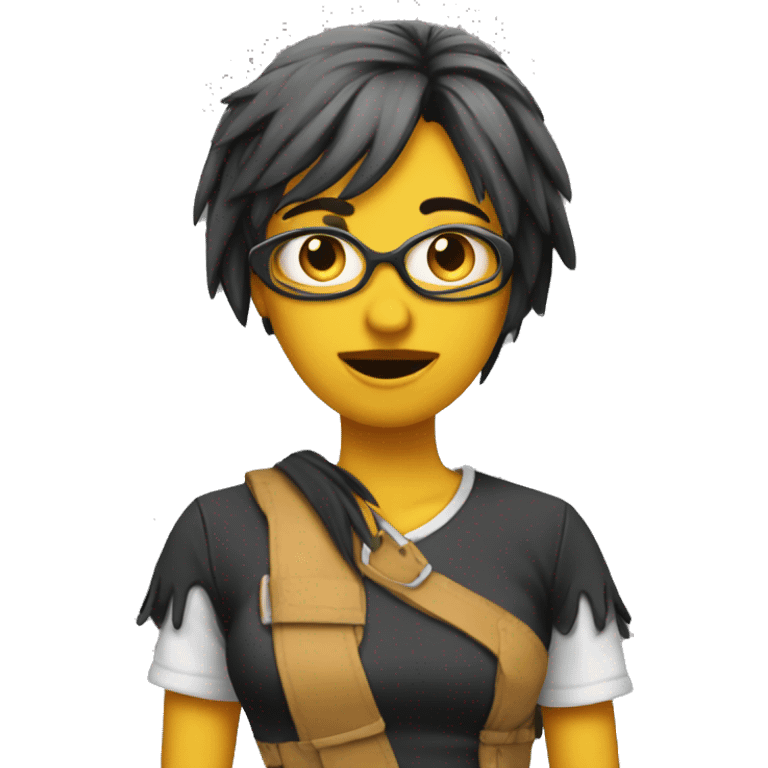 Chica gótica  emoji