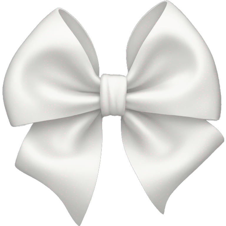 White bow emoji