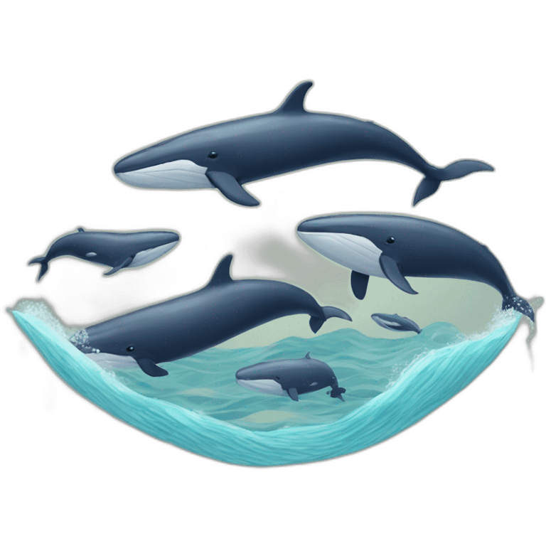 club of whales emoji