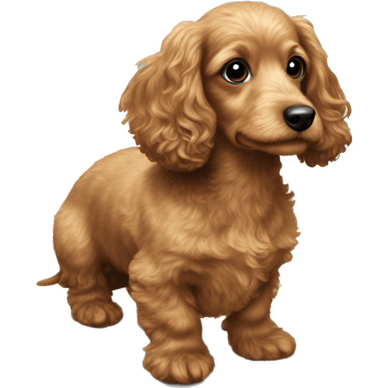 miniature dachshund toy poodle mix emoji