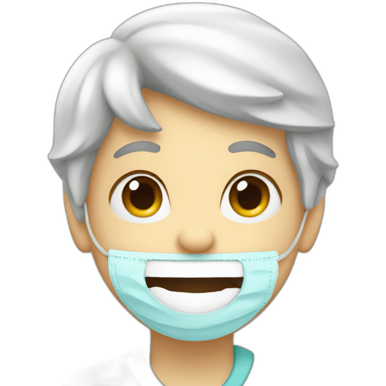 patient at the dentist clinic emoji