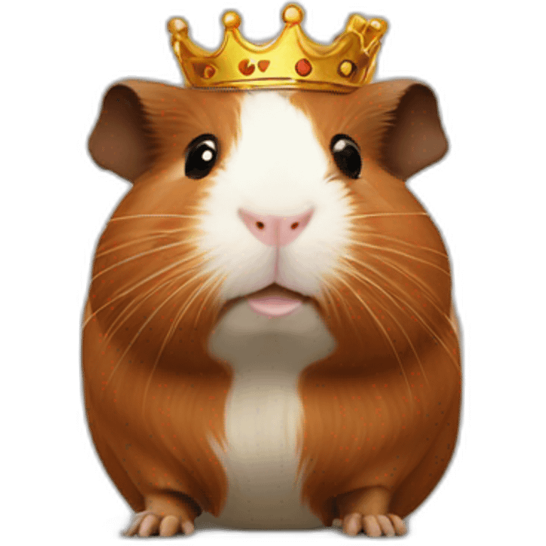 king guinea pig emoji