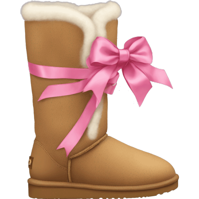 ugg with ribbon emoji