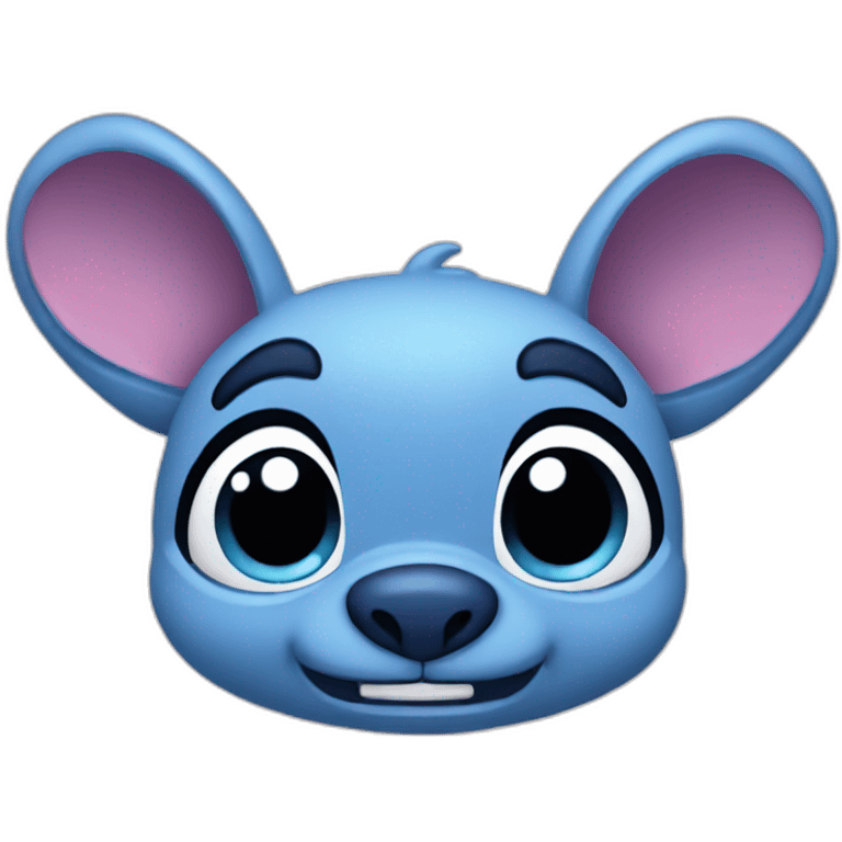 stitch cute emoji