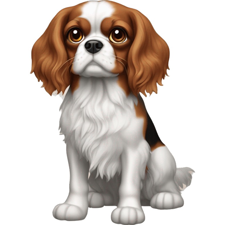 Cavalier King Charles Spaniel Blenheim  emoji