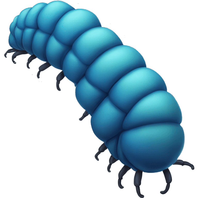 blue catepillar emoji