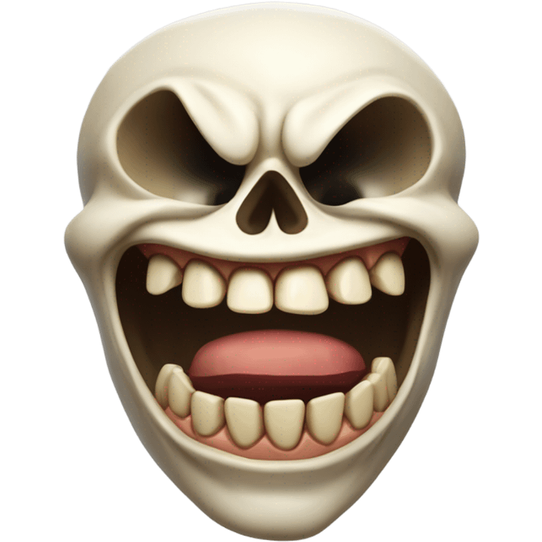 Cackling skull  emoji