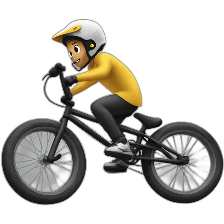 Bmx rider emoji