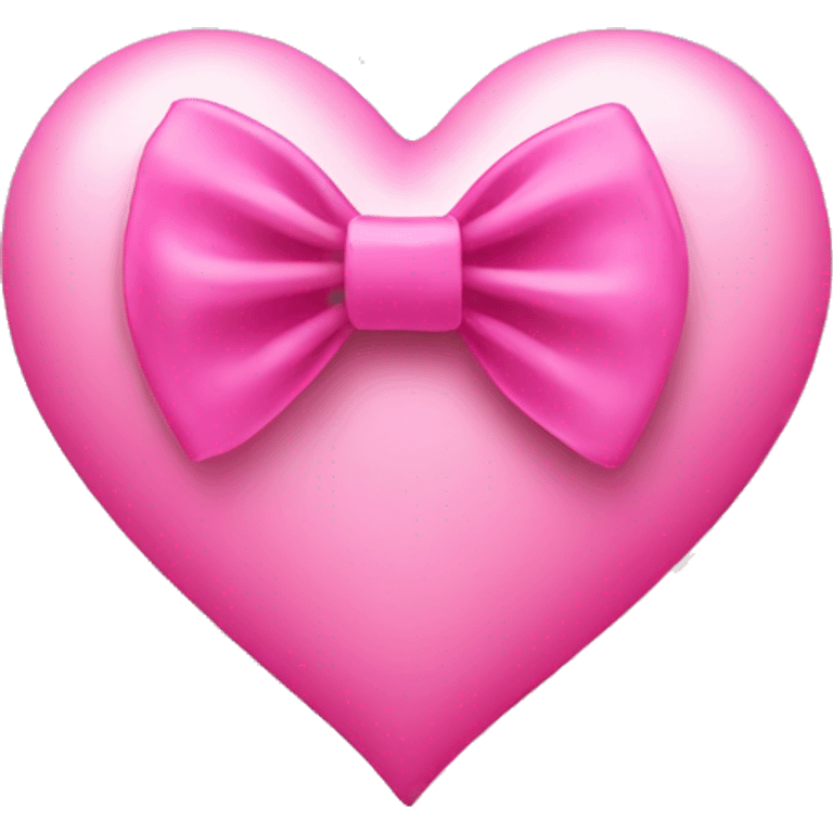 Pink heart whit bow emoji