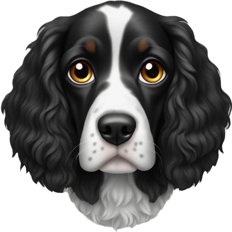 Spaniel black emoji