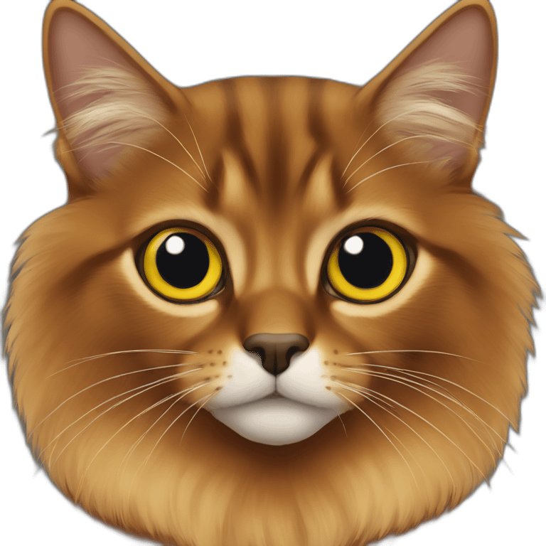 somali cat with judging eyes emoji