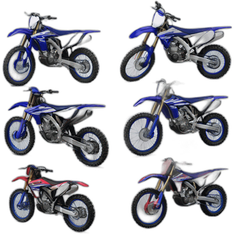 Moto cross yamaha emoji