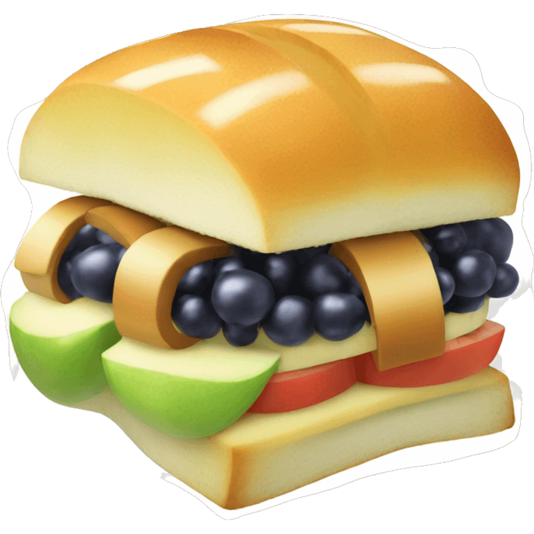 Japanese fruit sando emoji