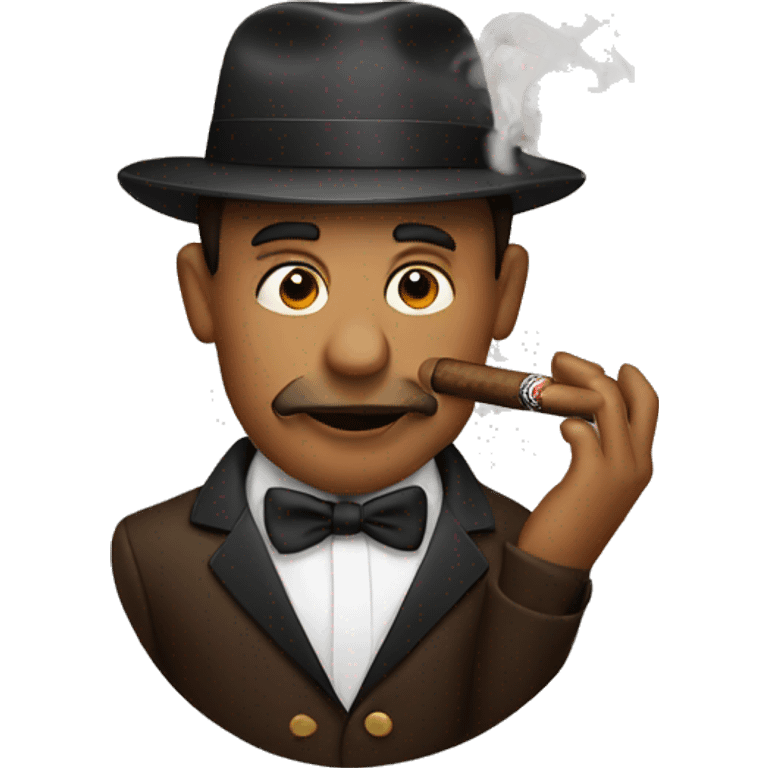 Smoking a cigar emoji