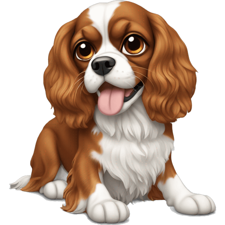 king charles cavalier  emoji