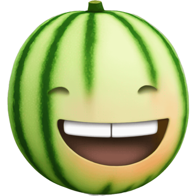 Melon with beard emoji