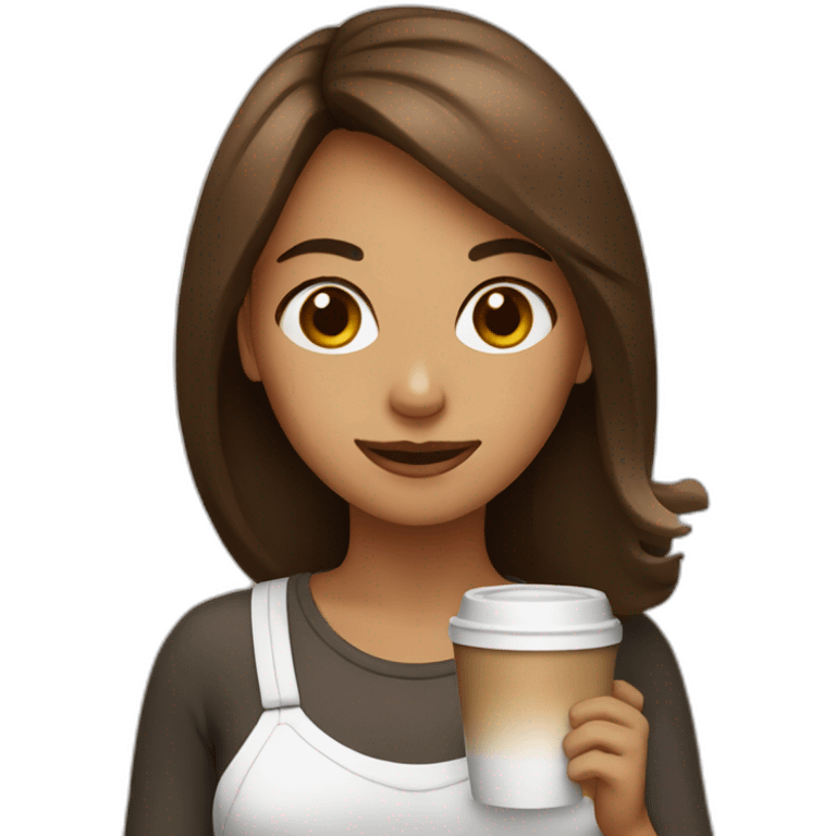 coffee girl emoji