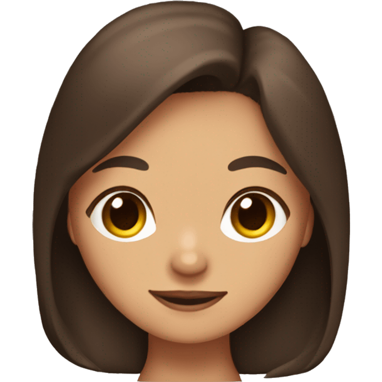 brown haired girl with black long-haired dachshund  emoji