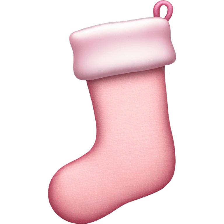  light pink Christmas stocking emoji