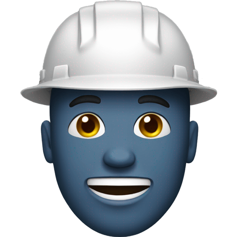 trabajador riendo emoji