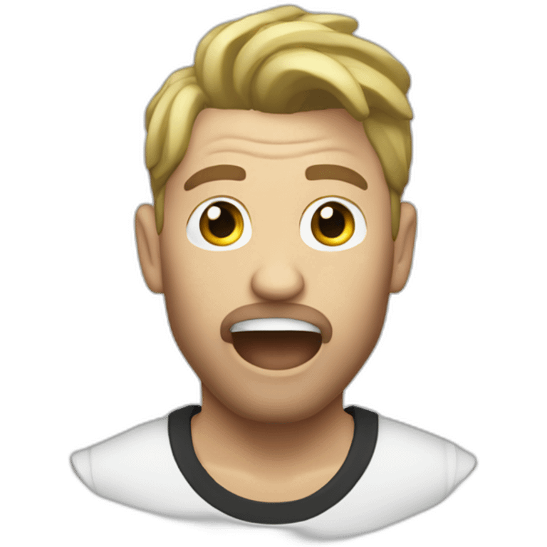 white fatal bazooka chanteur emoji