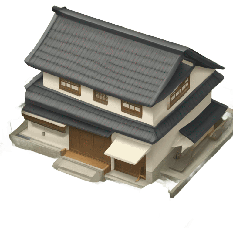 Modern japan family house  emoji