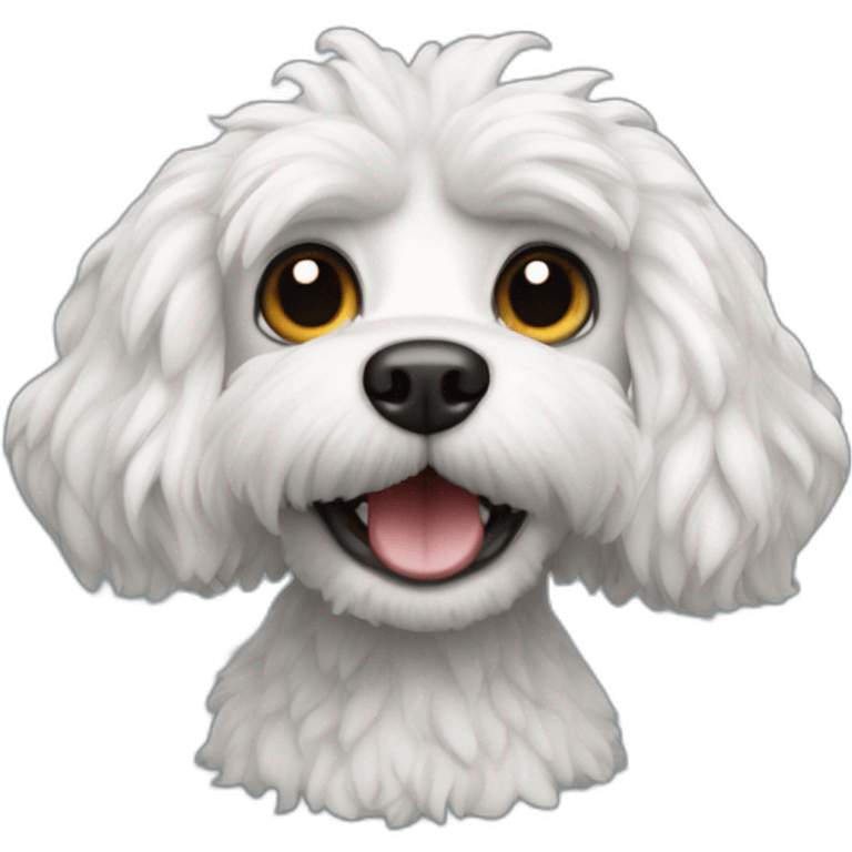 White Cavapoo Murloc emoji