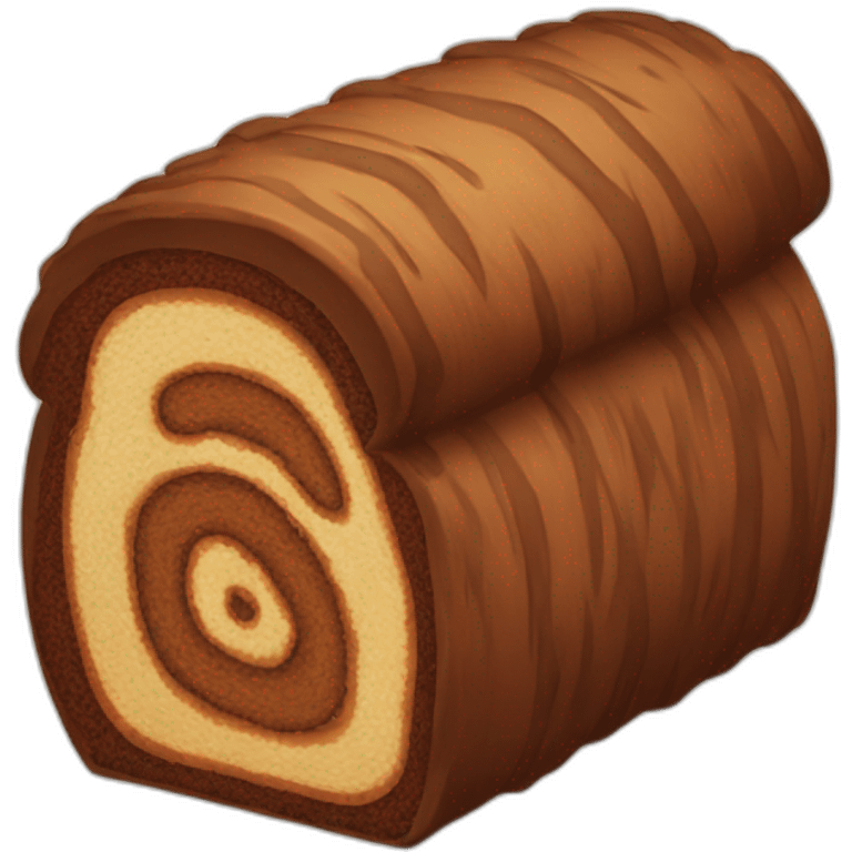 log cake emoji