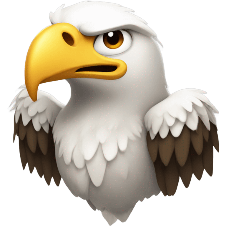 Big fat eagle emoji