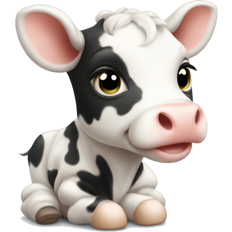 Baby cow emoji