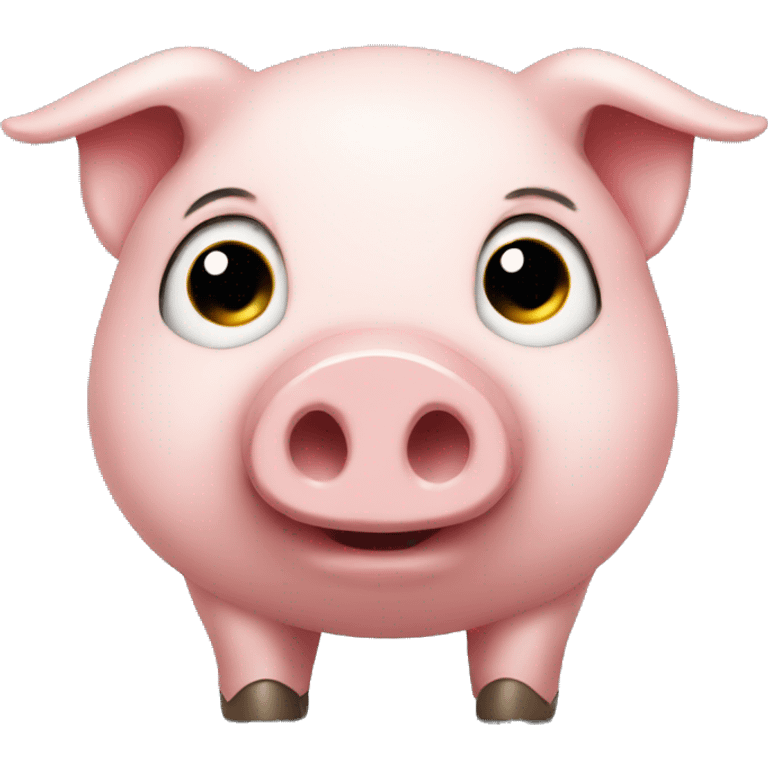 pig holding sign that says litp you liar emoji