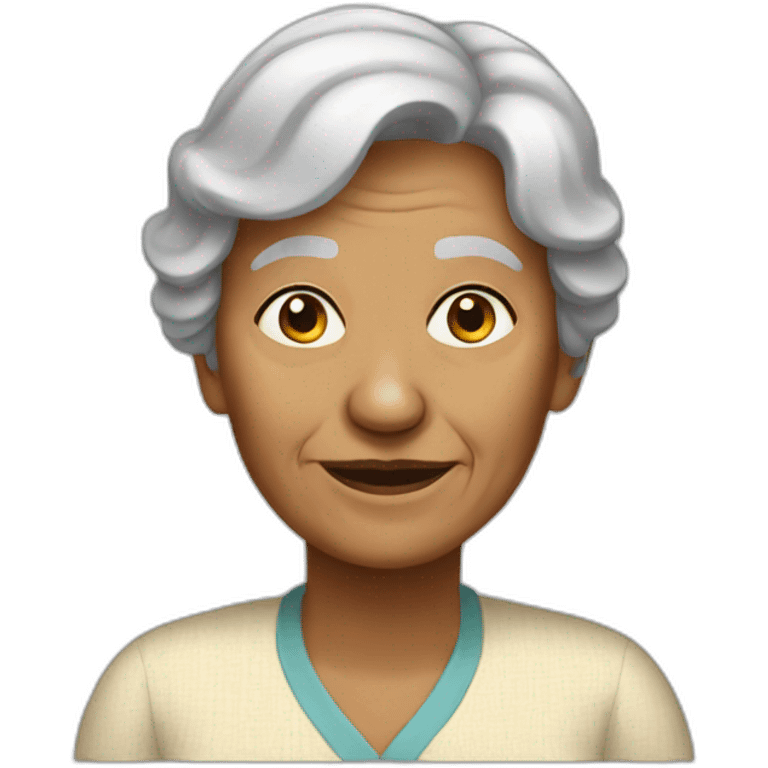 Tranquilo Old Women emoji