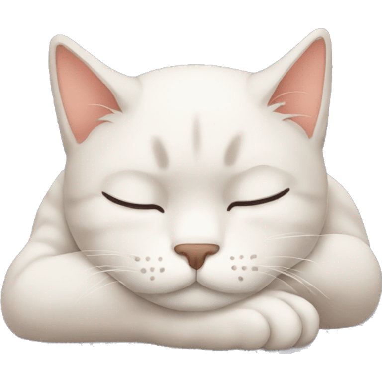 Sleepy cat emoji