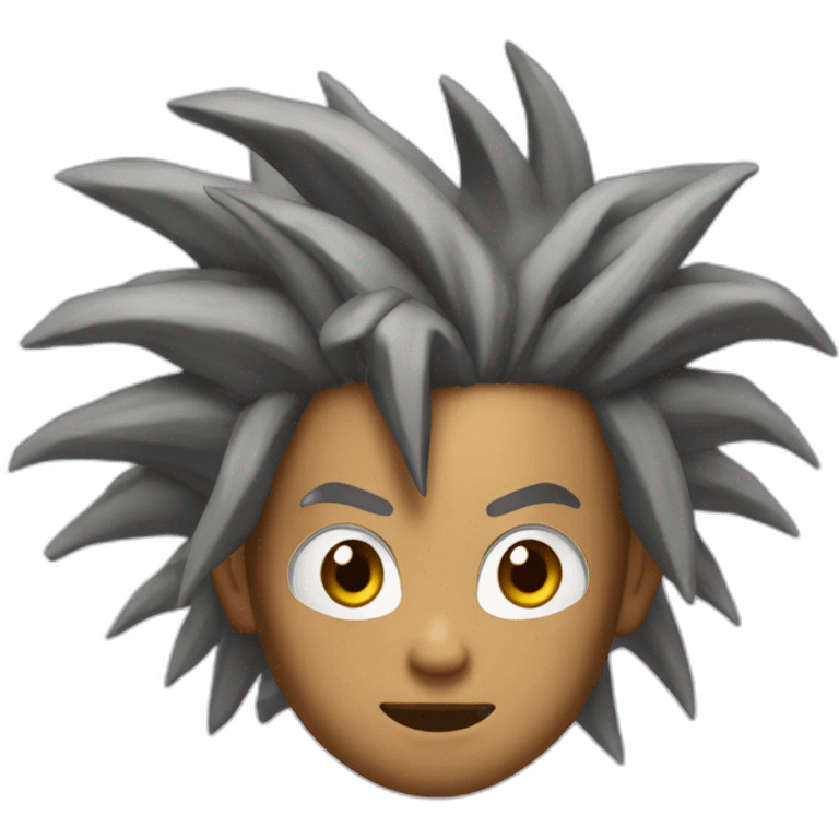 Super Saiyan with dreads emoji