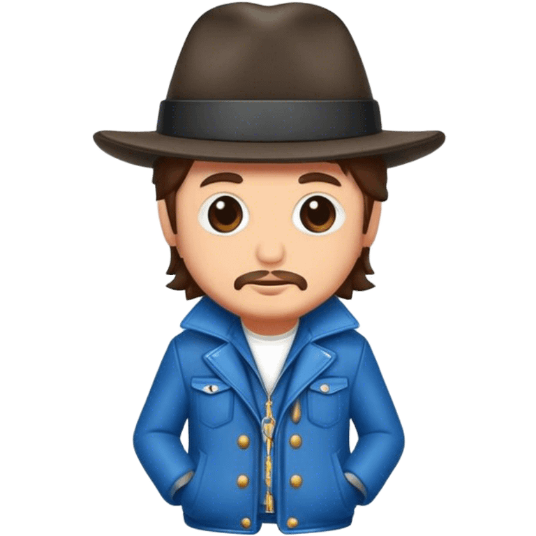 zucchero sugar fornaciari wearing a hat in a jacket emoji