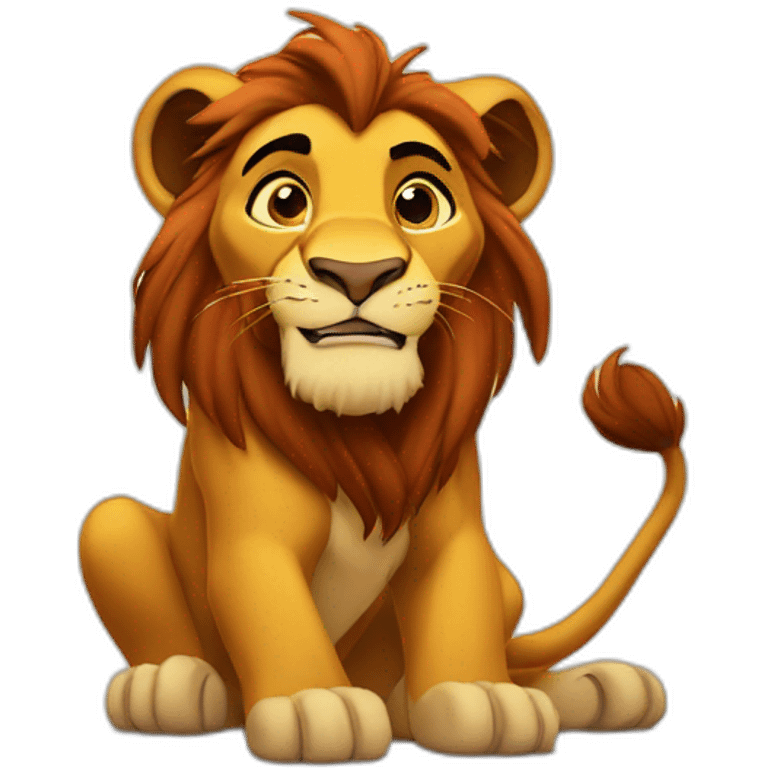 The lion king emoji