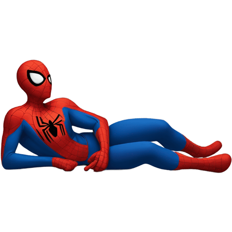 Mr spider man sleeping  emoji