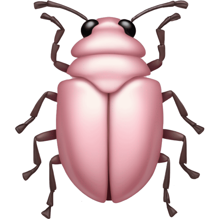 Light pink bug emoji