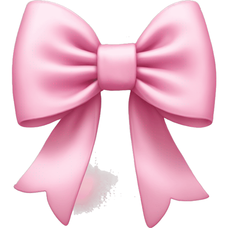 Light pink bow  emoji