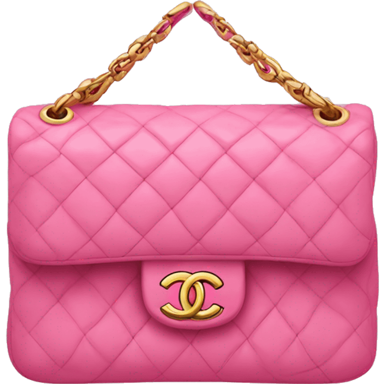 Pink Chanel bag emoji