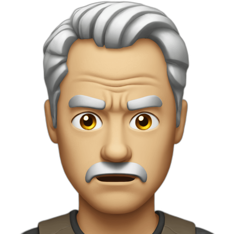 Angry man  emoji