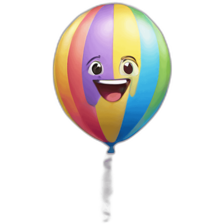 happy balloon emoji