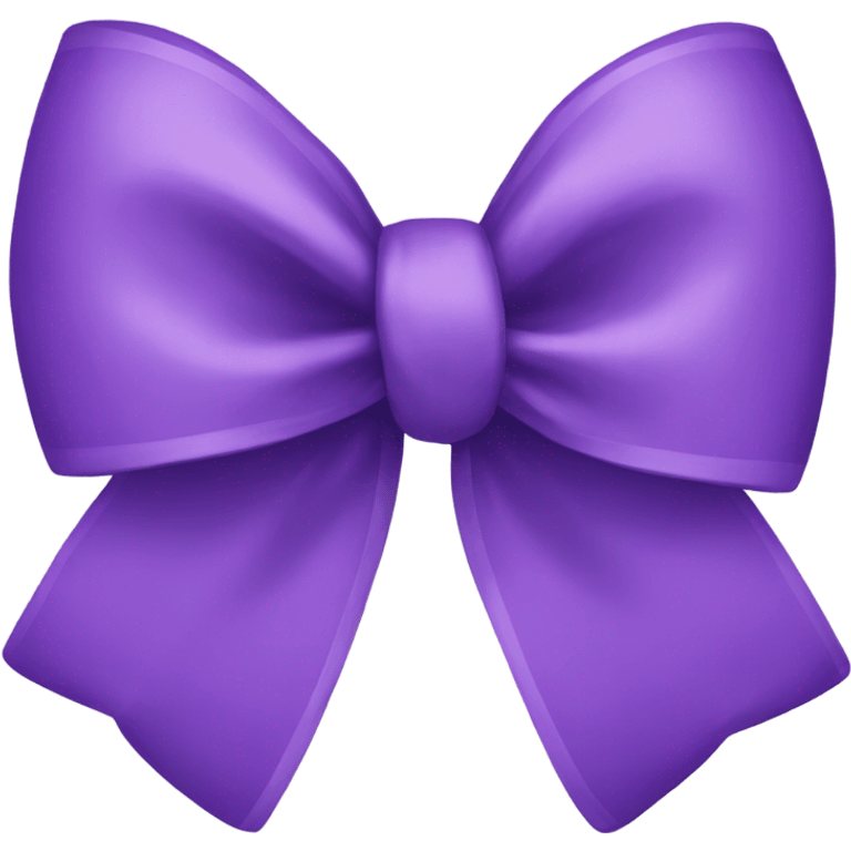 Purple bow emoji