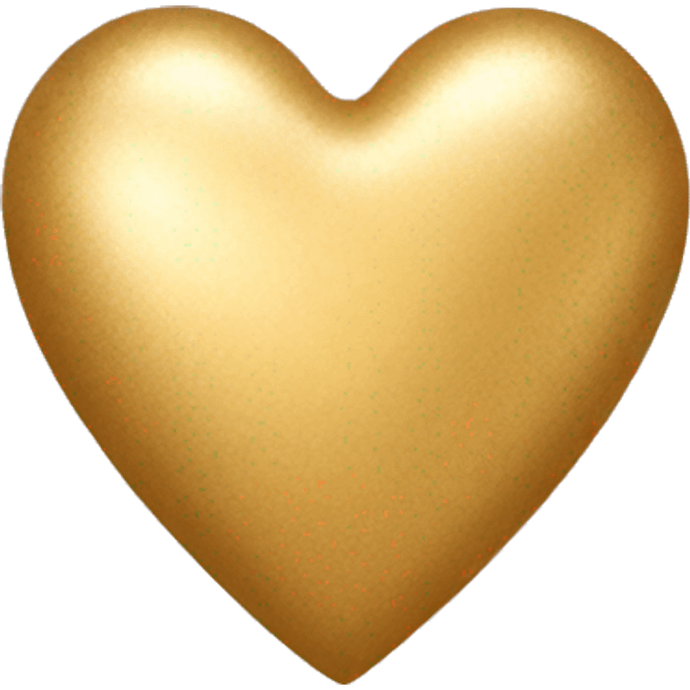 gold heart emoji