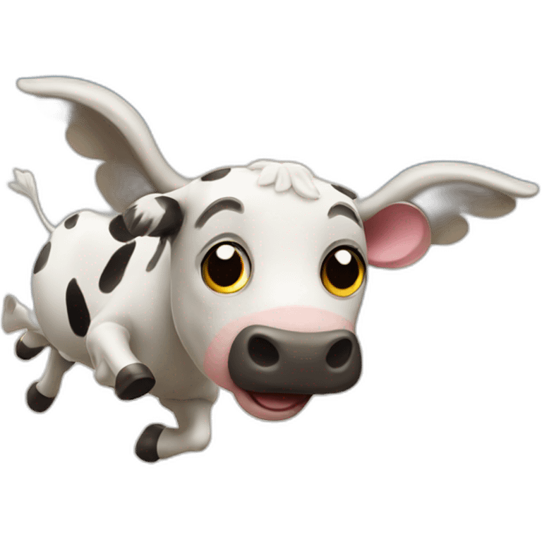 flying cow emoji