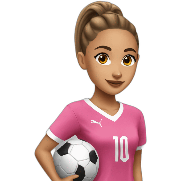 ariana grande as a soccer player emoji