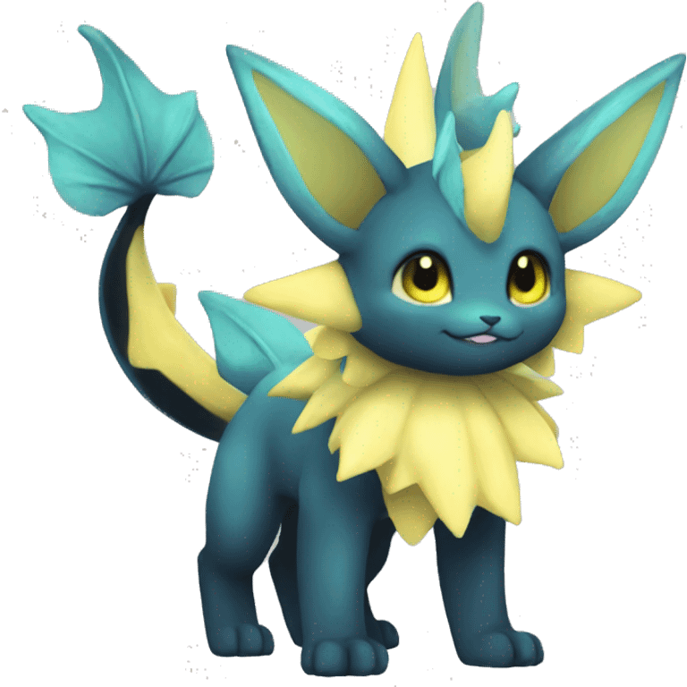 Vaporeon-Umbreon full body emoji